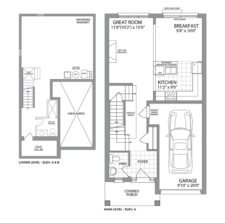 Langdon Elevation Lower A & B